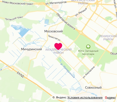 На карте