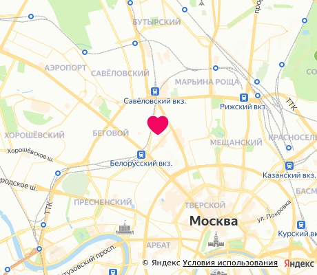 На карте