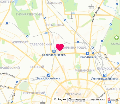 На карте