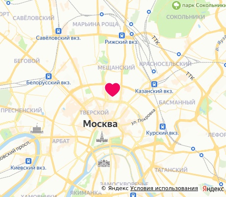На карте