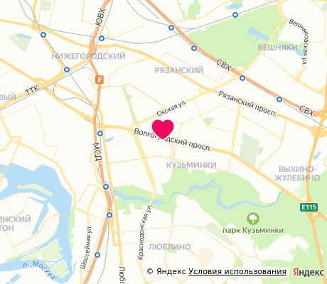 На карте