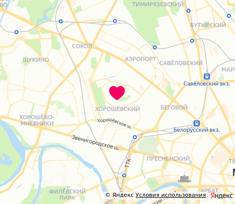 На карте
