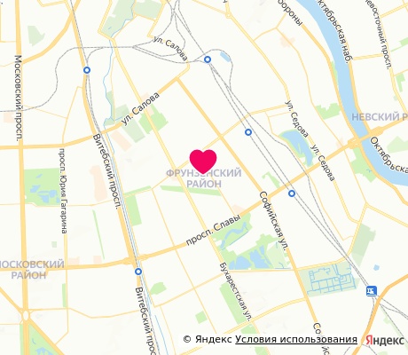 На карте