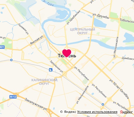 На карте