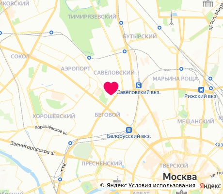 На карте