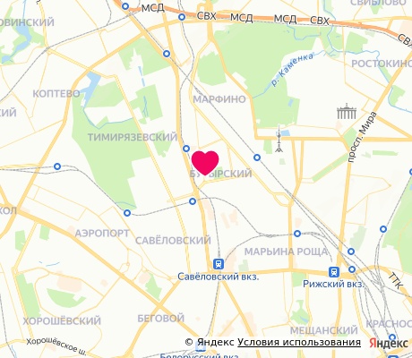 На карте