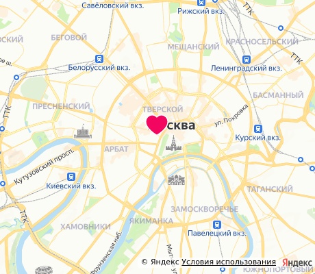 На карте