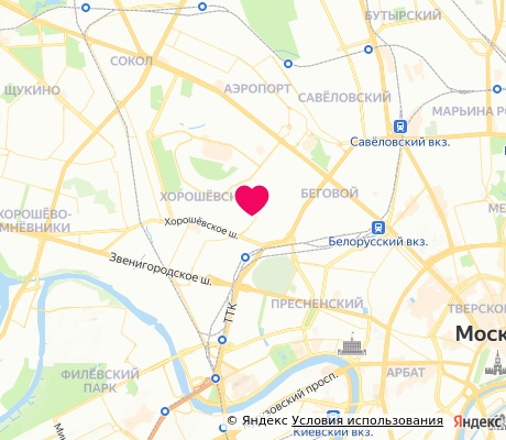 На карте