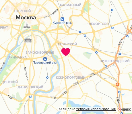 На карте