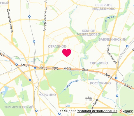 На карте