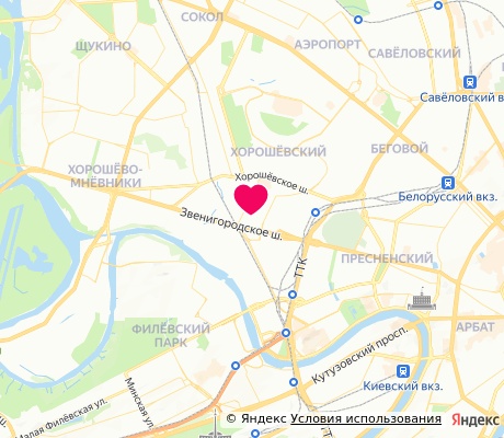 На карте