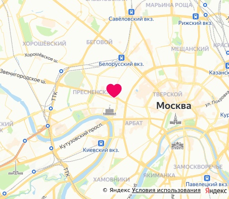 На карте