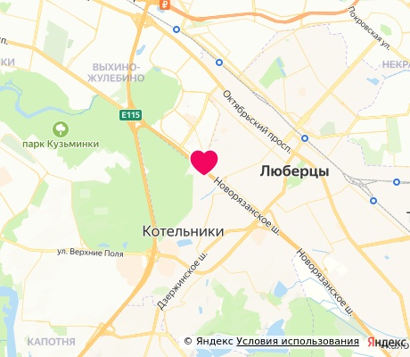 На карте