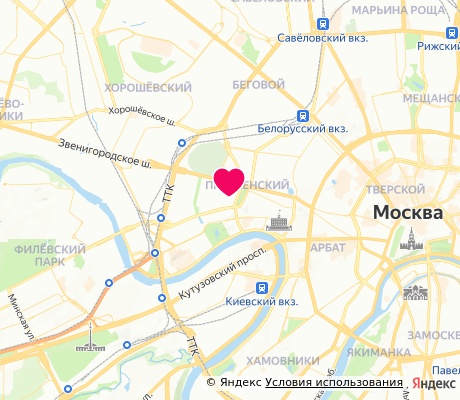 На карте