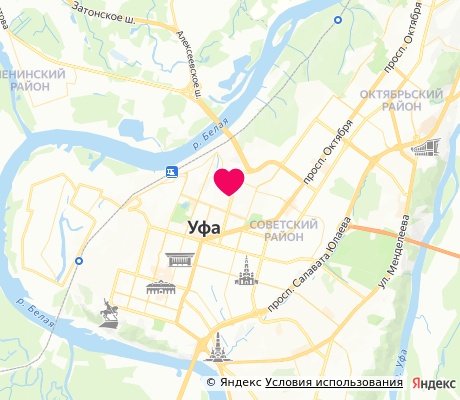 На карте