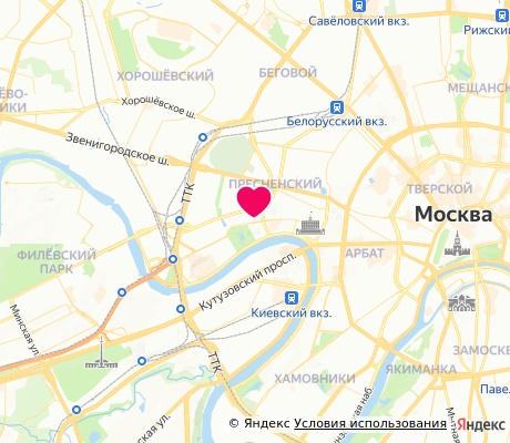 На карте