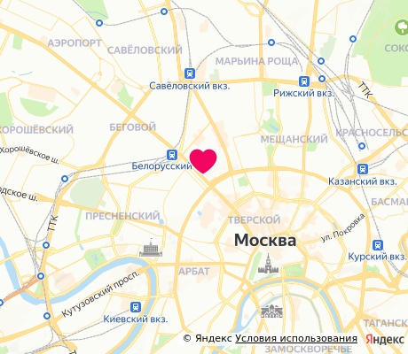 На карте