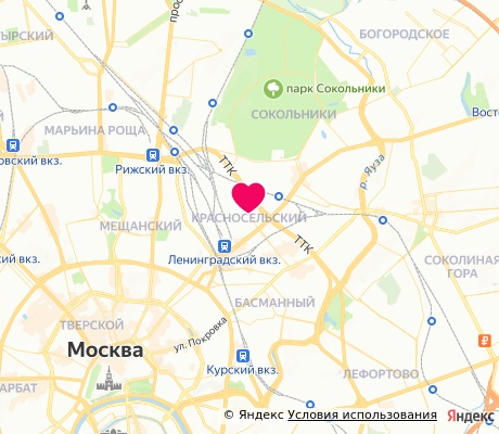 На карте
