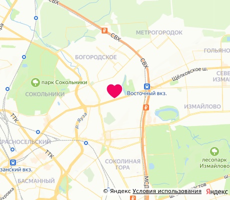 На карте