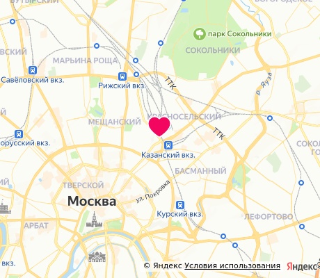 На карте