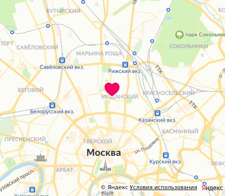 На карте