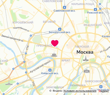 На карте