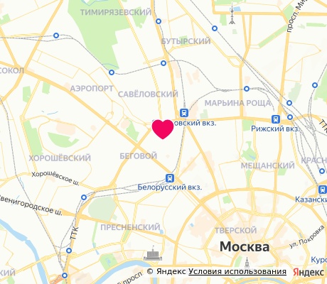 На карте