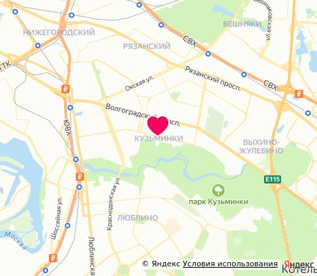 На карте