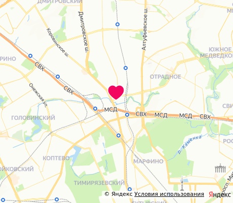 На карте