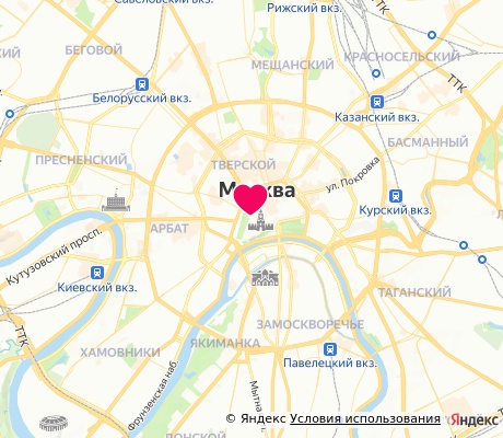 На карте