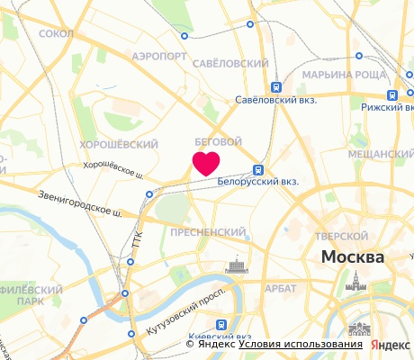 На карте