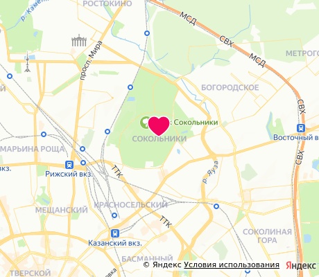 На карте