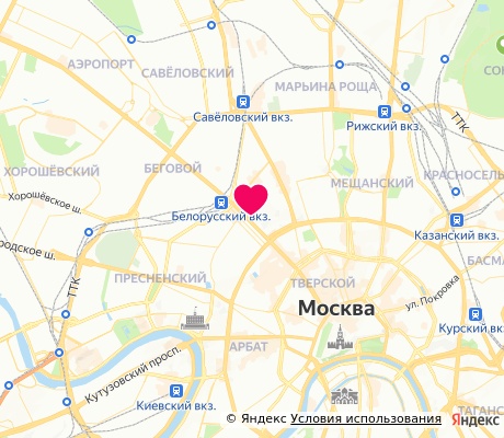 На карте