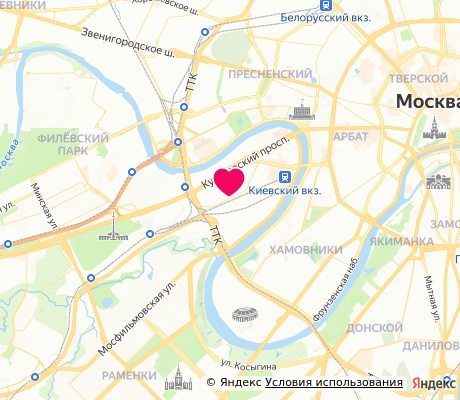 На карте