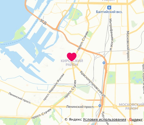 На карте