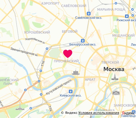 На карте