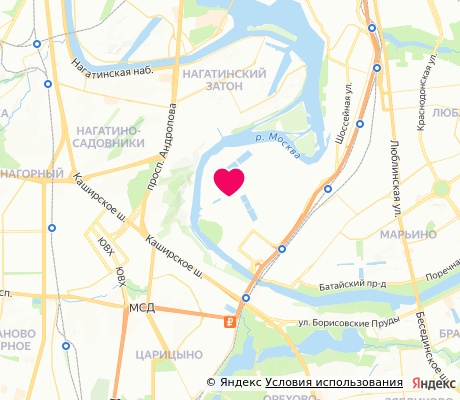 На карте