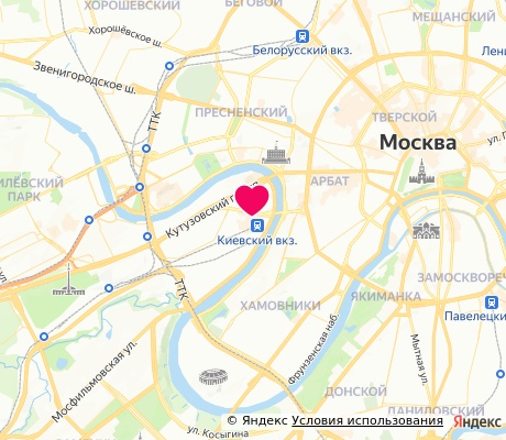 На карте