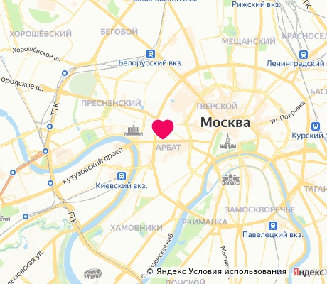 На карте