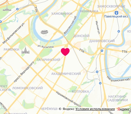 На карте
