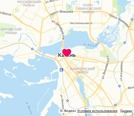 На карте