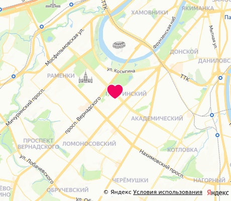 На карте