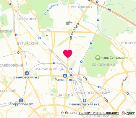 На карте