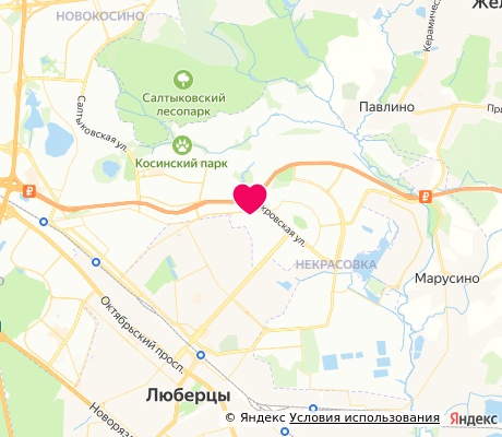 На карте