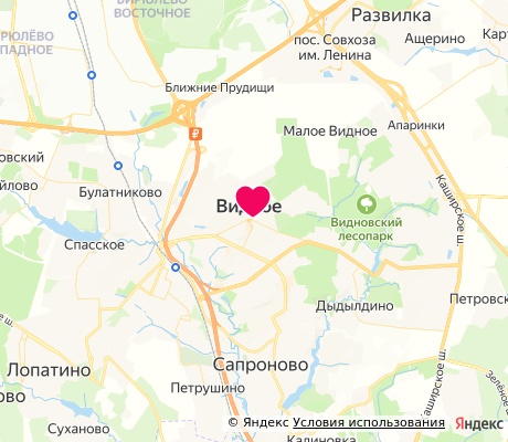 На карте