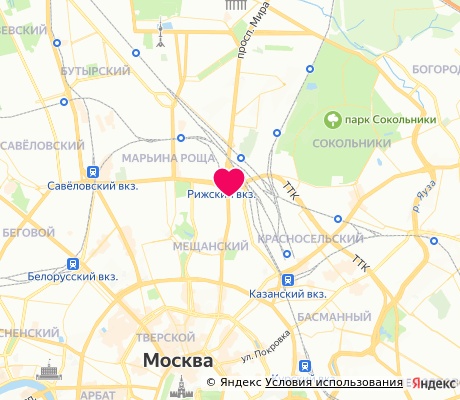 На карте