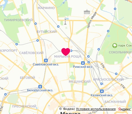 На карте