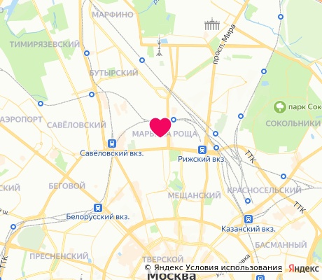 На карте
