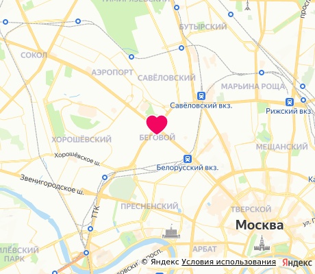 На карте