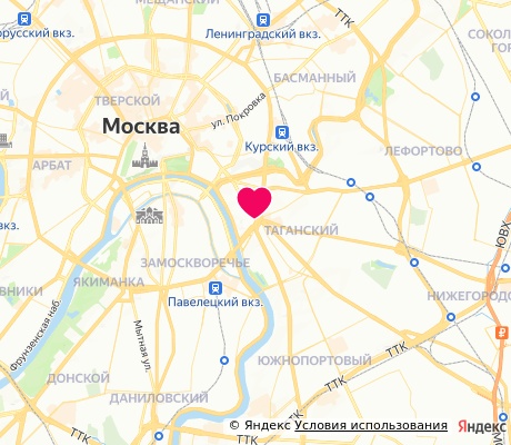 На карте